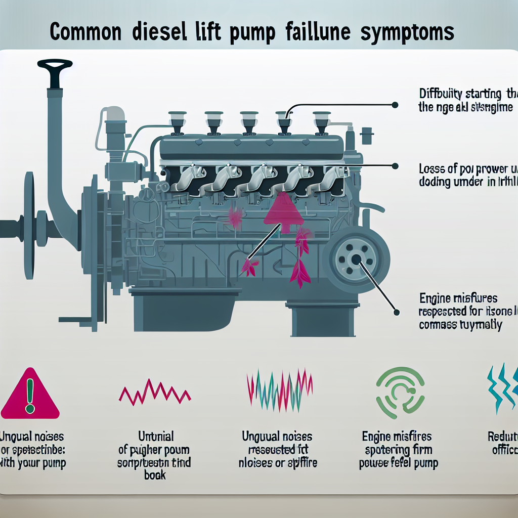 Illustration of Common Lift Pump Issues
