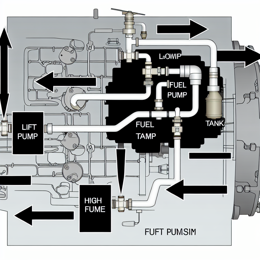 Illustration of a Lift Pump in a Diesel Engine