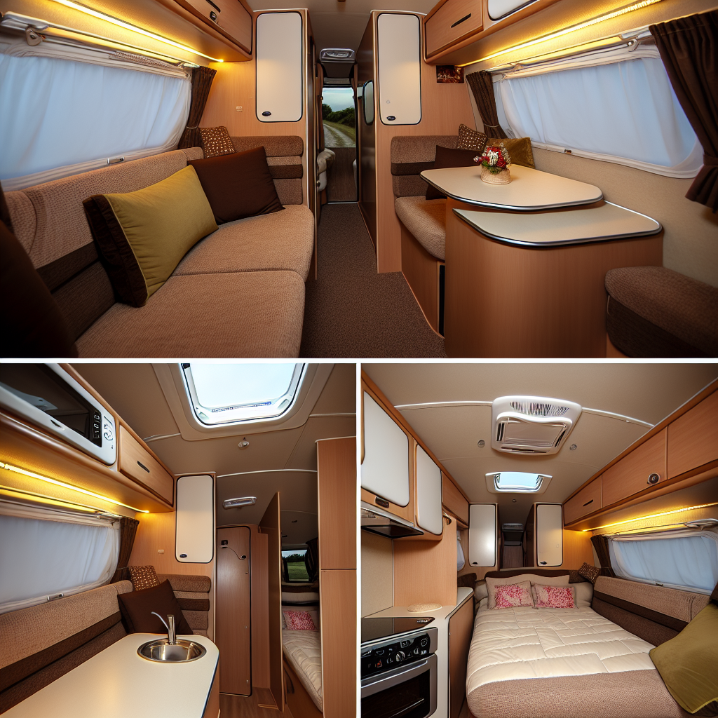 Interior of the Lance 1062 Camper