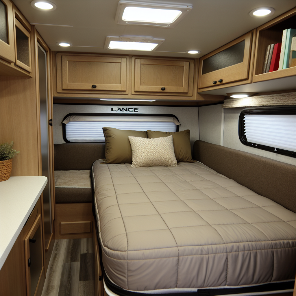 Lance 1062 Camper Cozy Sleeping Area