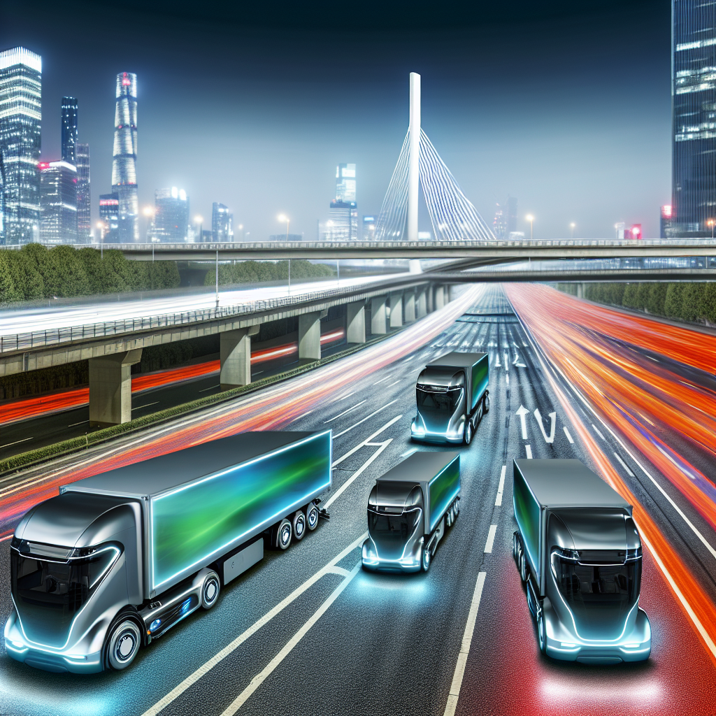 Electric Trucks on the Road