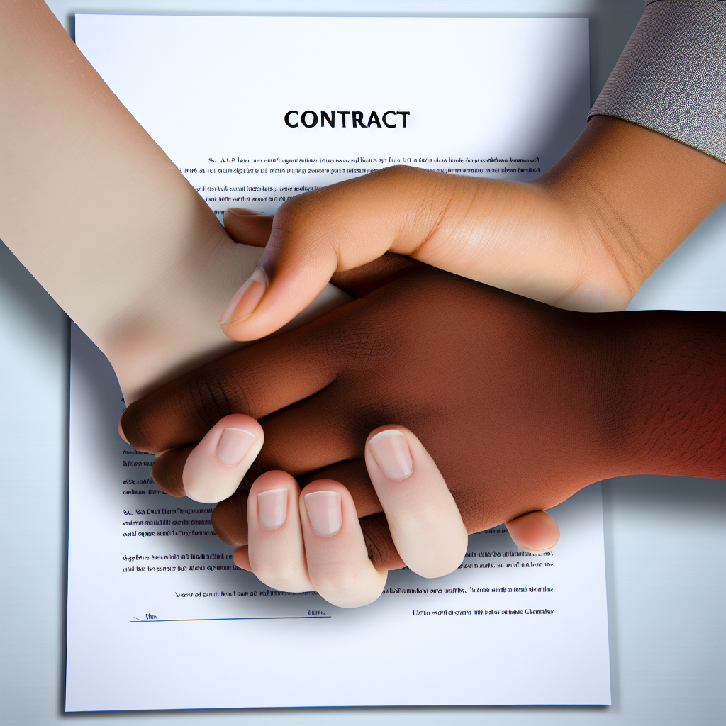 Visual metaphor for honest contracting