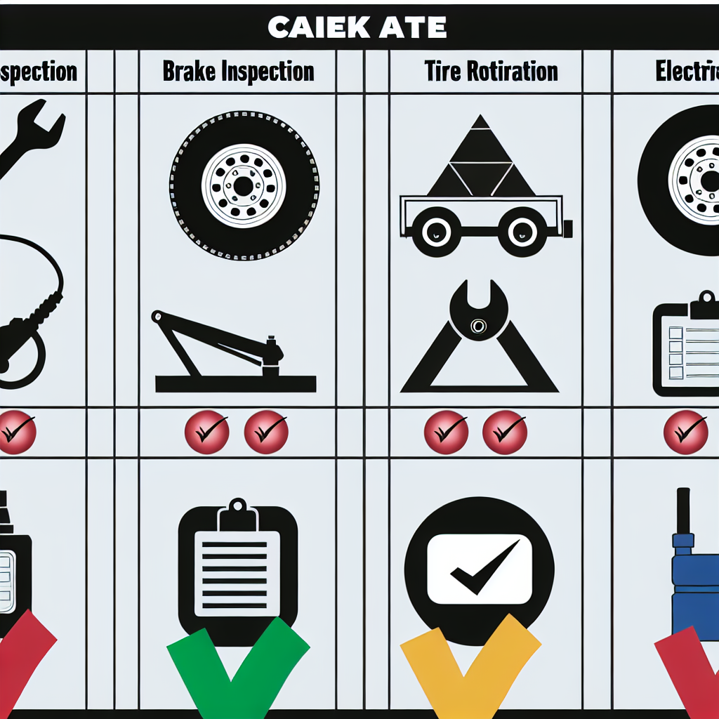 Trailer Maintenance Checklist for Trailers