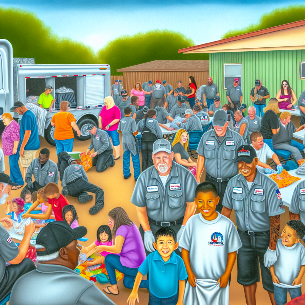 Community Engagement by Derrick Wolfe Trucking
