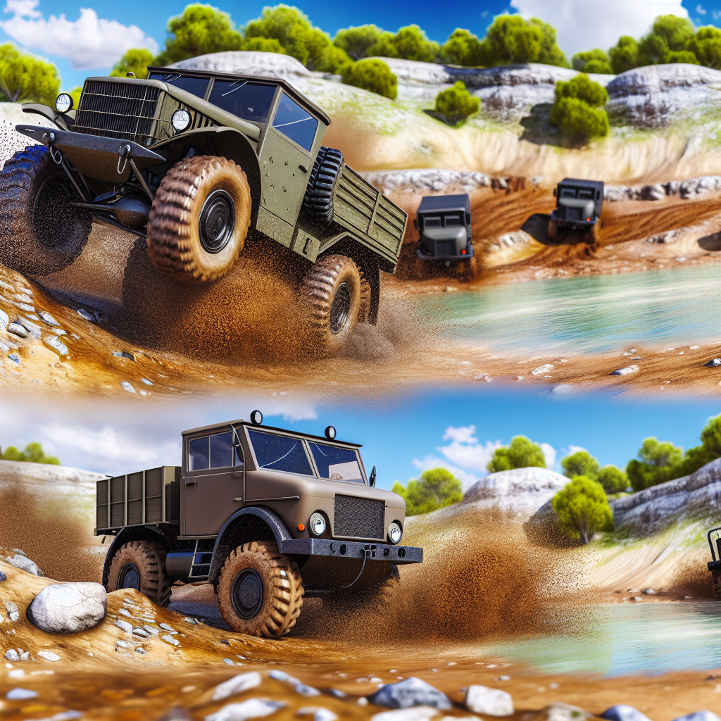 Off-Road Trucks in Action