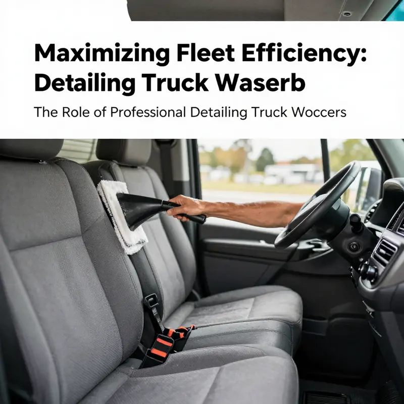 A detailed view of the interior cleaning process demonstrating the thoroughness of professional detailing.