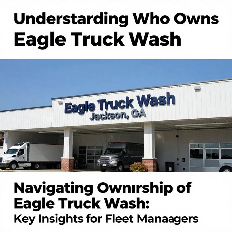 Eagle Truck Wash facility in Jackson, GA, showcasing its prominent location and service operations.