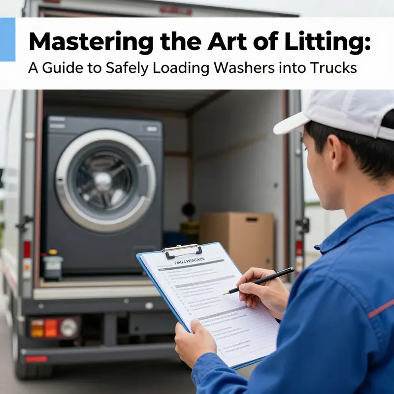 Preparing the washing machine for safe transport.