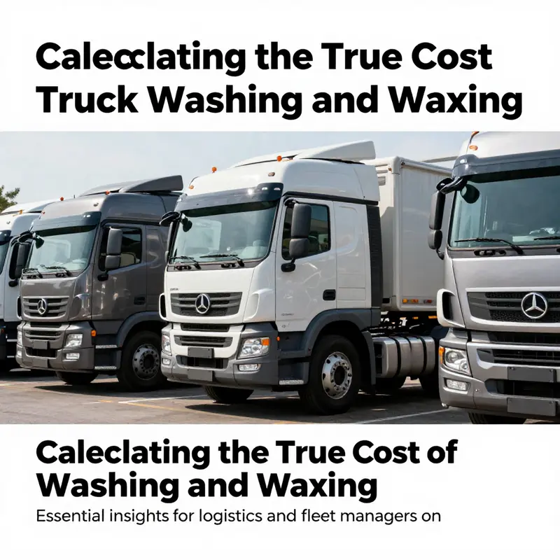Close-up of a fleet of trucks that have been washed and waxed, illustrating the benefits of regular maintenance for appearance.