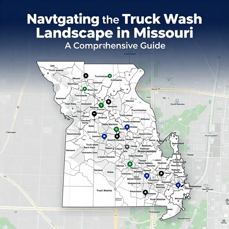 A variety of truck wash facilities operating in Missouri, emphasizing their importance for vehicle maintenance.