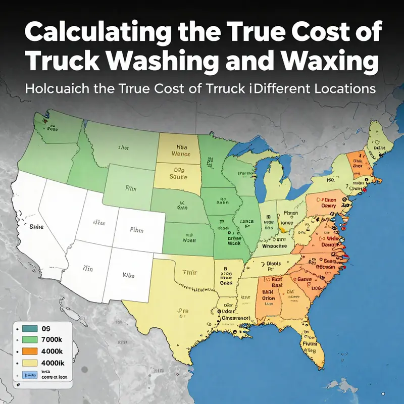 An overview of the diverse cost factors that influence truck washing and waxing services.