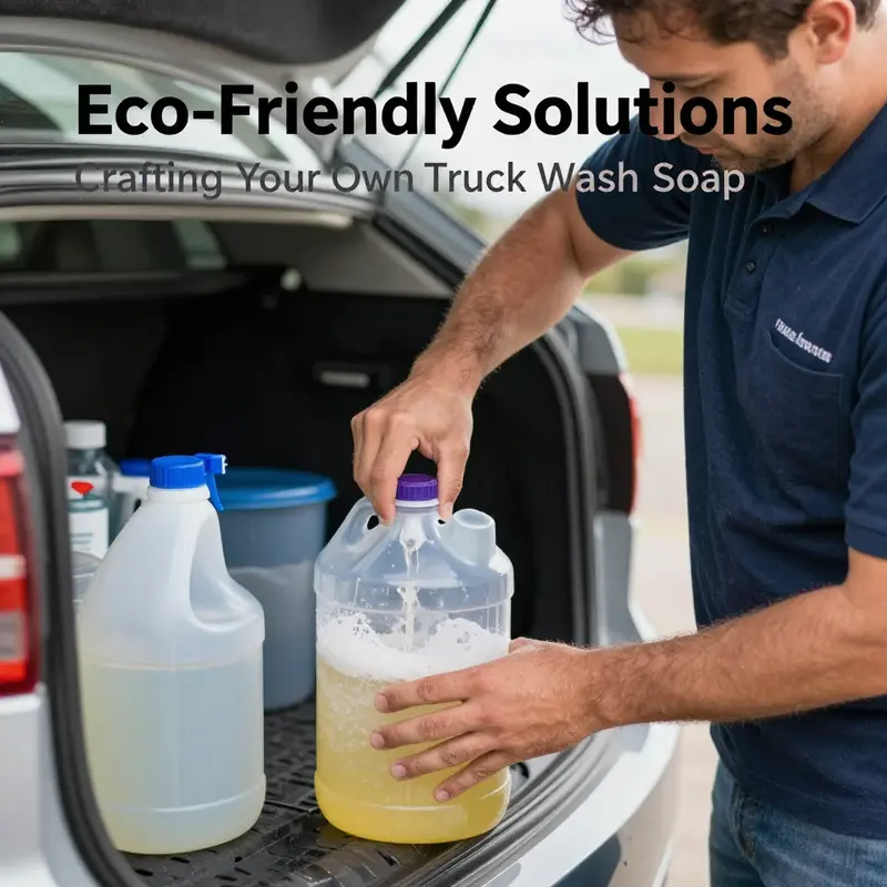 A selection of natural ingredients for crafting truck wash soap, demonstrating sustainable cleaning options.