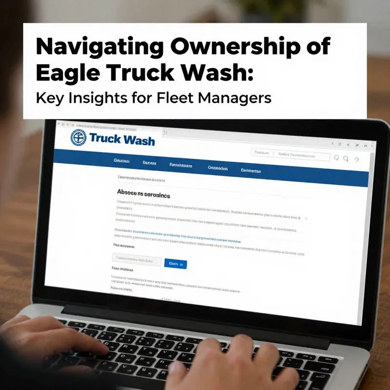 Eagle Truck Wash facility in Jackson, GA, showcasing its prominent location and service operations.