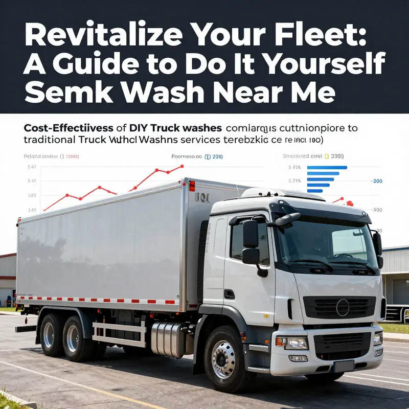Customers take advantage of self-service truck wash equipment to maintain their fleets.