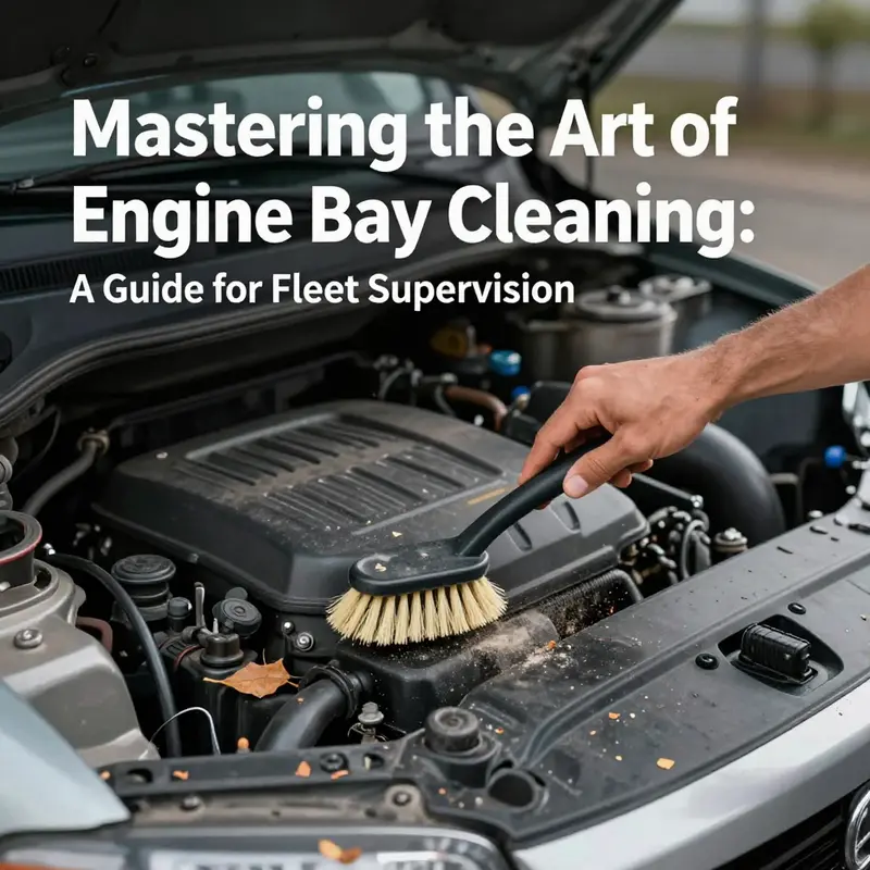 Proper preparation is essential for a safe and effective engine bay cleaning process.