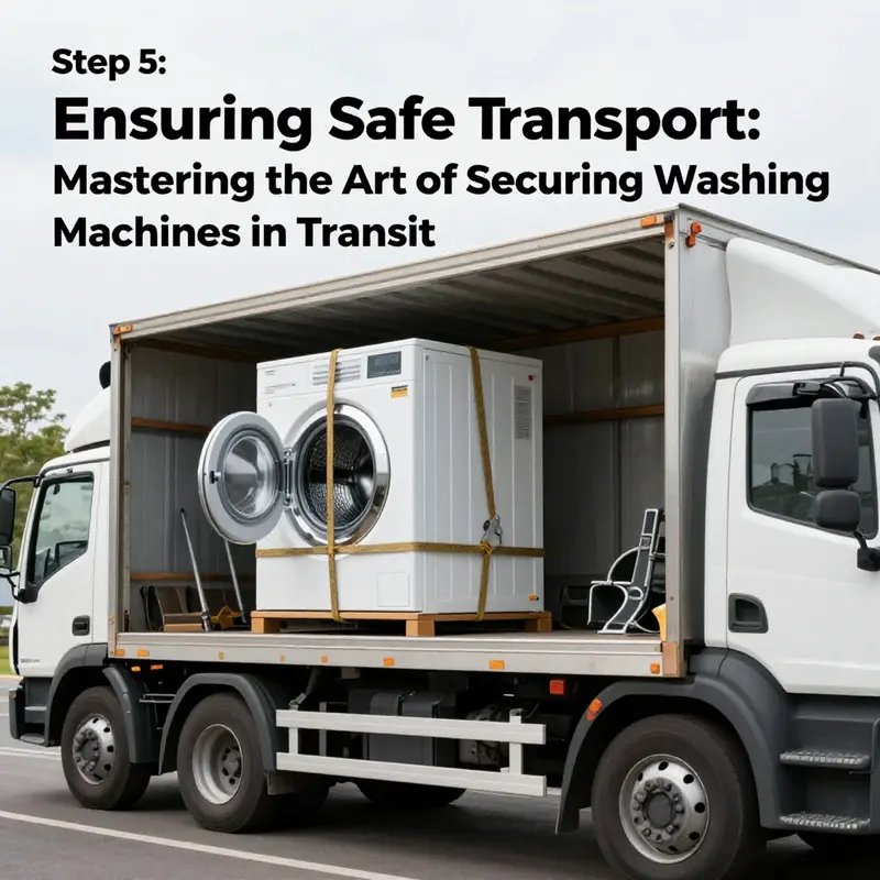 Prior preparation steps, including disconnecting and draining, are crucial for safe transport.