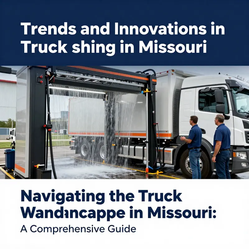 A variety of truck wash facilities operating in Missouri, emphasizing their importance for vehicle maintenance.
