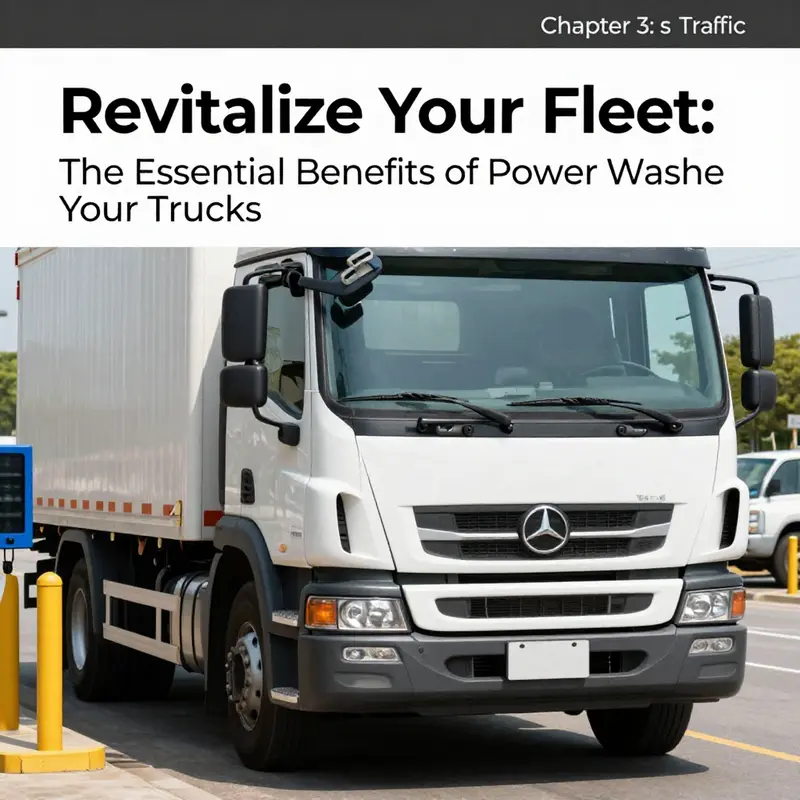 A clean truck exemplifies the positive impact on air quality and urban cleanliness.
