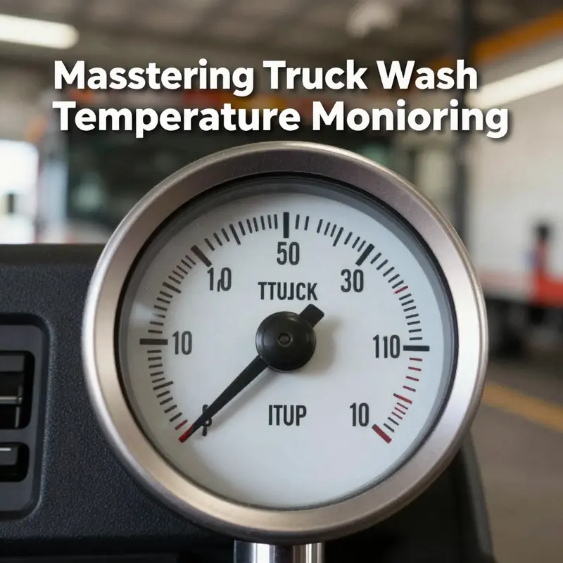 Understanding the essential temperature readings on a truck gauge.