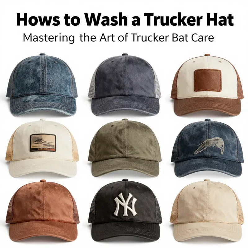 Essential steps and materials for effectively washing a trucker hat.