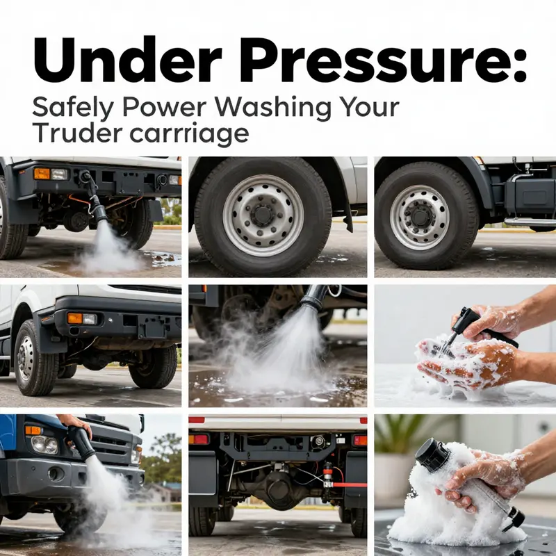 Key considerations when planning to power wash a truck’s undercarriage.