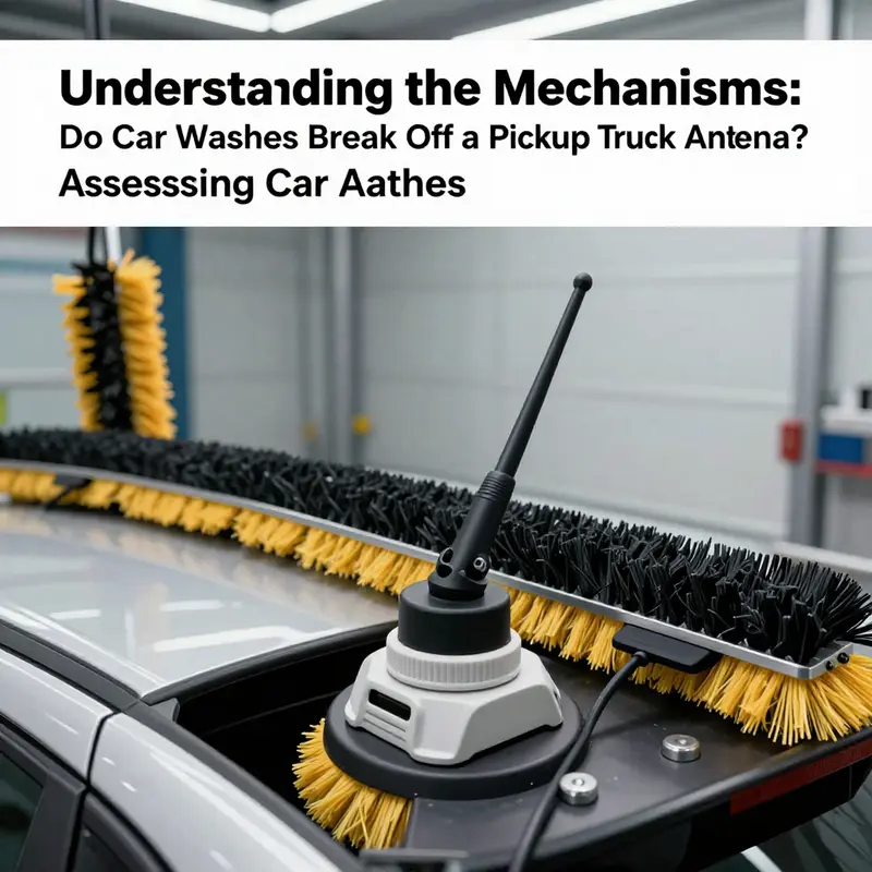 The inner workings of a modern automated car wash demonstrate how soft brushes and sensors minimize the risk of antenna damage.