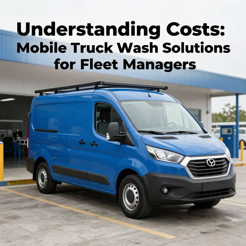 A basic portable washing solution ideal for individual truck maintenance.