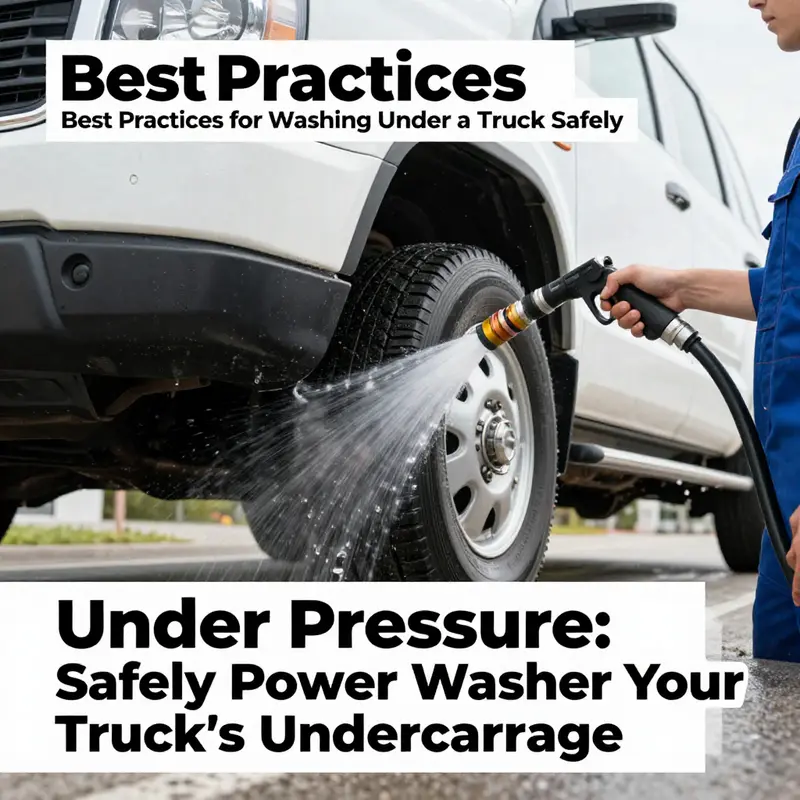 Key considerations when planning to power wash a truck’s undercarriage.