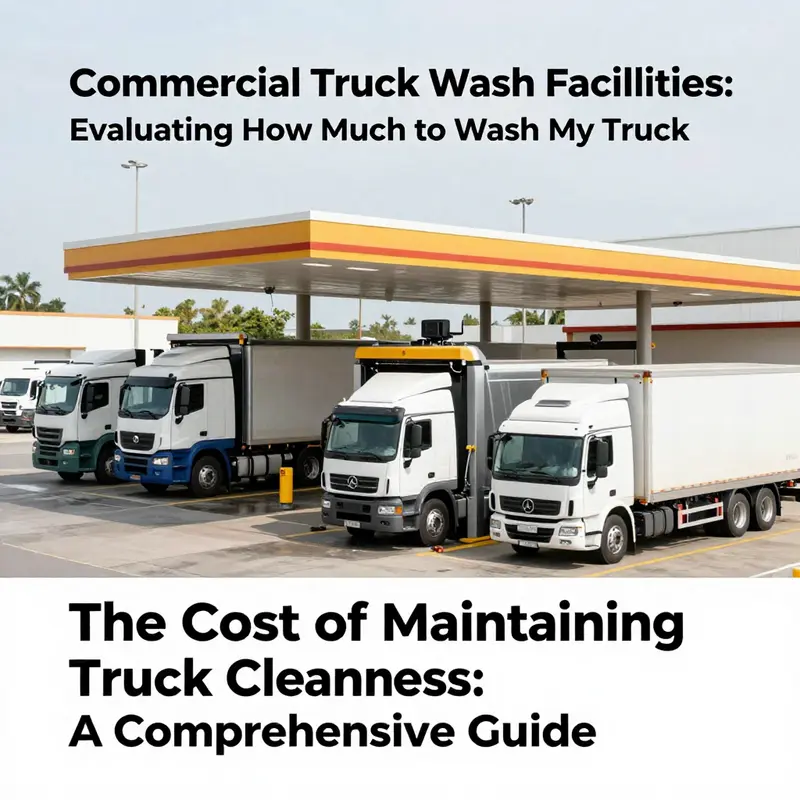 A person washing their truck at home, illustrating the affordability of self-wash options.