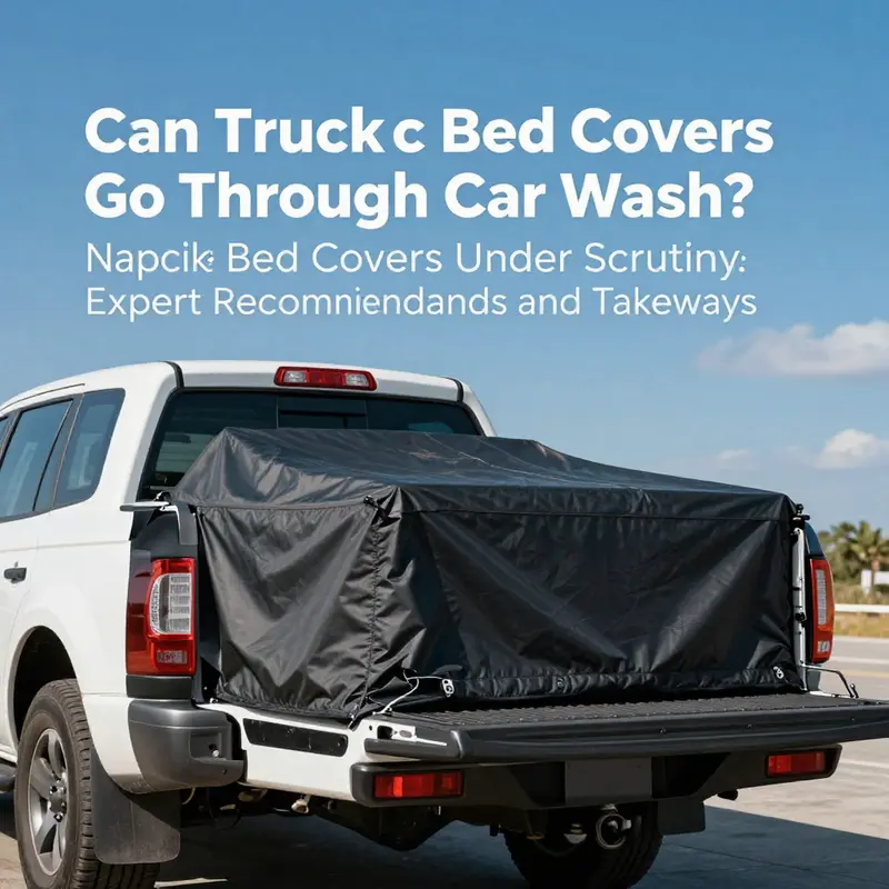 Different types of truck bed covers and their suitability for car washes.