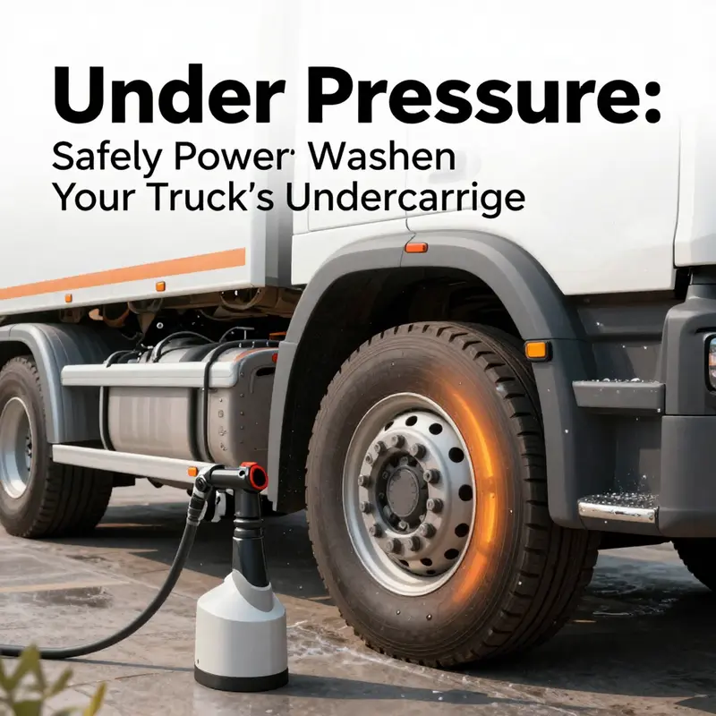 Key considerations when planning to power wash a truck’s undercarriage.