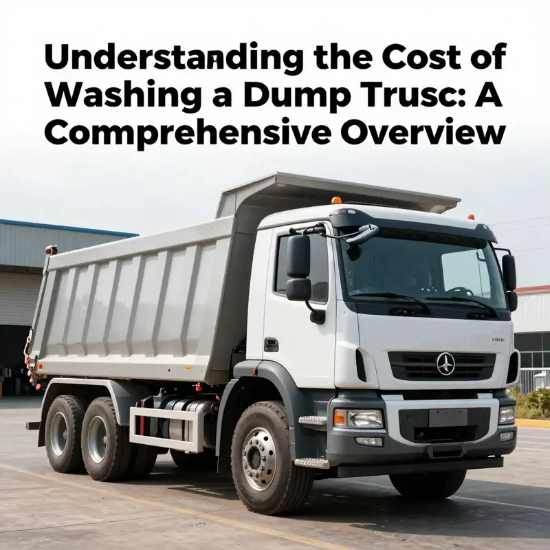 A clean dump truck in an industrial environment, showcasing its polished exterior.