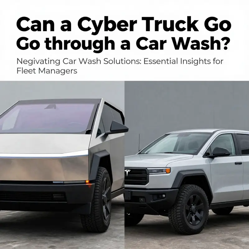 Illustration underlining Tesla’s cleaning recommendations for the Cybertruck versus traditional vehicles.