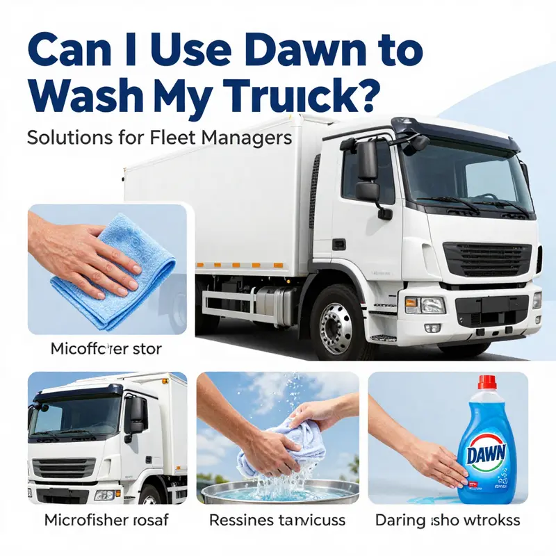 The effectiveness of Dawn soap for cleaning trucks while considering the drawbacks of its regular use.