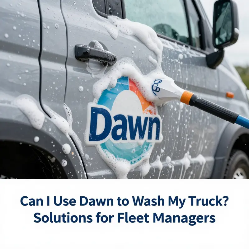 The effectiveness of Dawn soap for cleaning trucks while considering the drawbacks of its regular use.