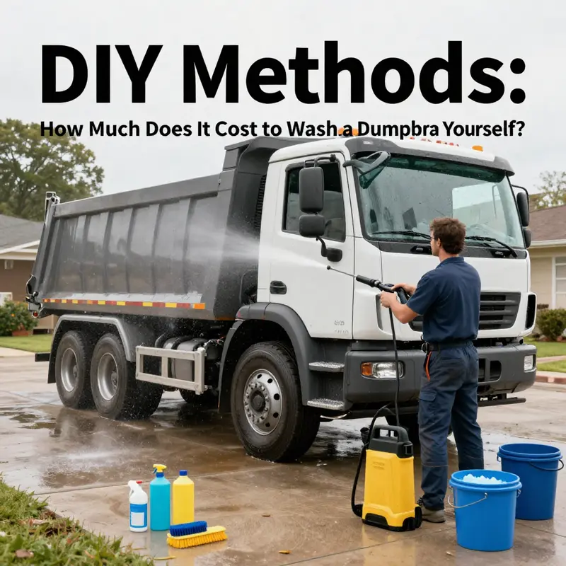 Professional truck washing service ensuring high-quality cleaning and maintenance.