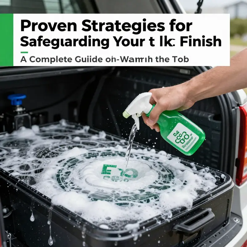 The essential first steps in washing a truck top for optimal results.