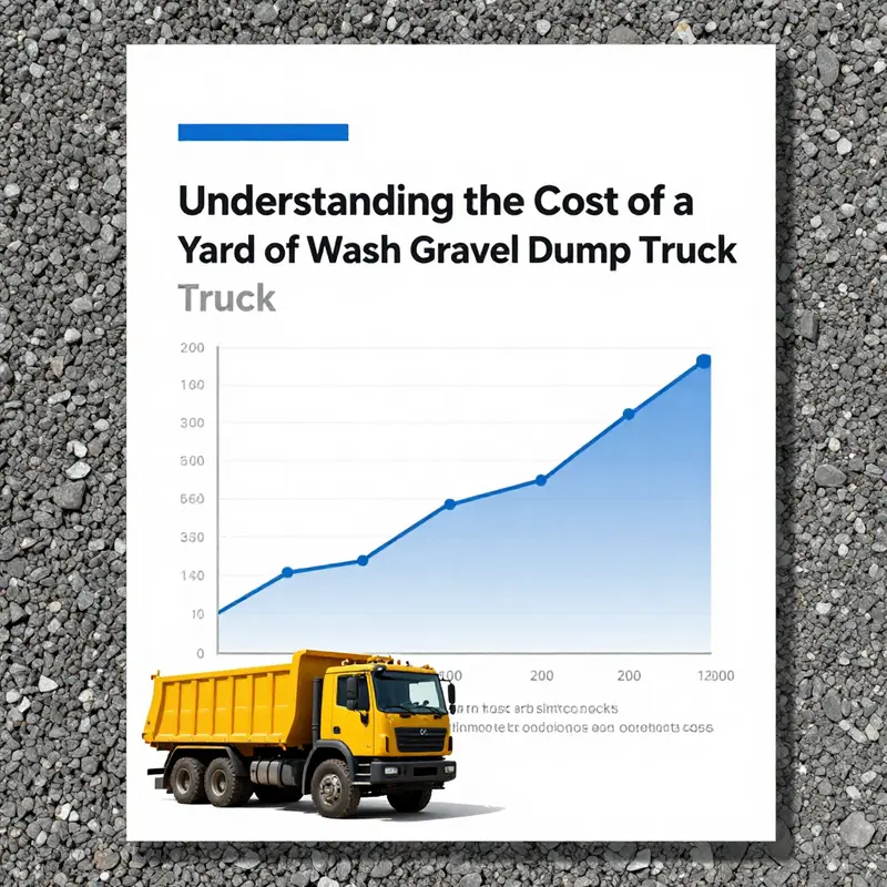 Price ranges for various types of dump trucks used in transporting wash gravel.
