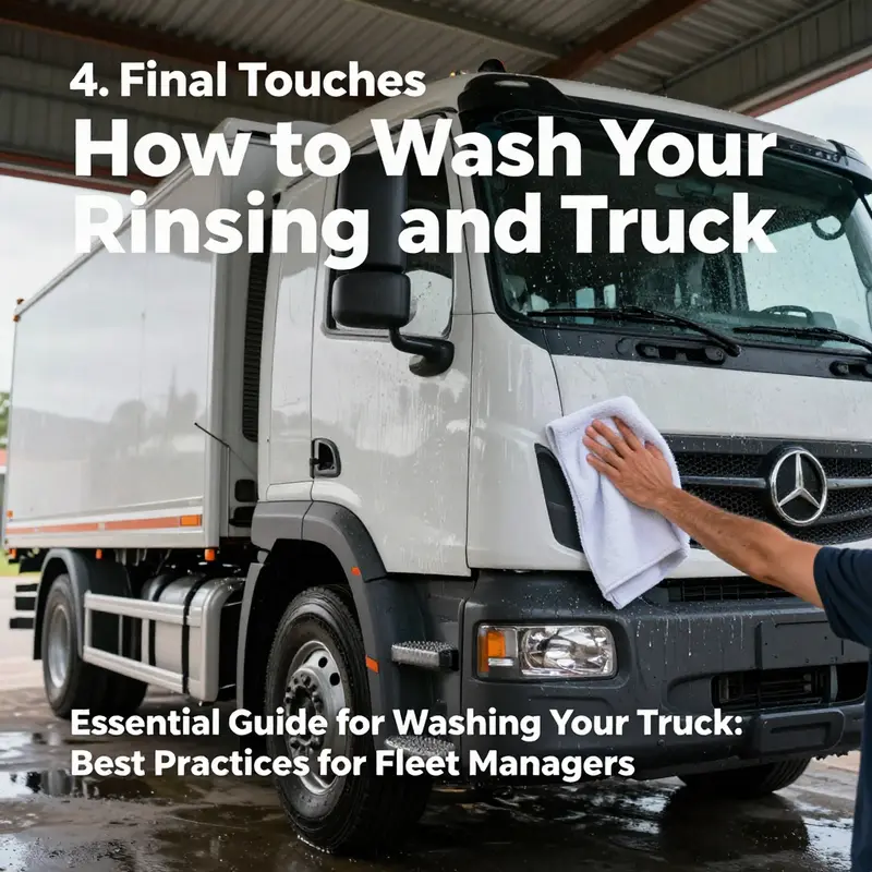 Preparation tools and supplies necessary for an effective truck wash.