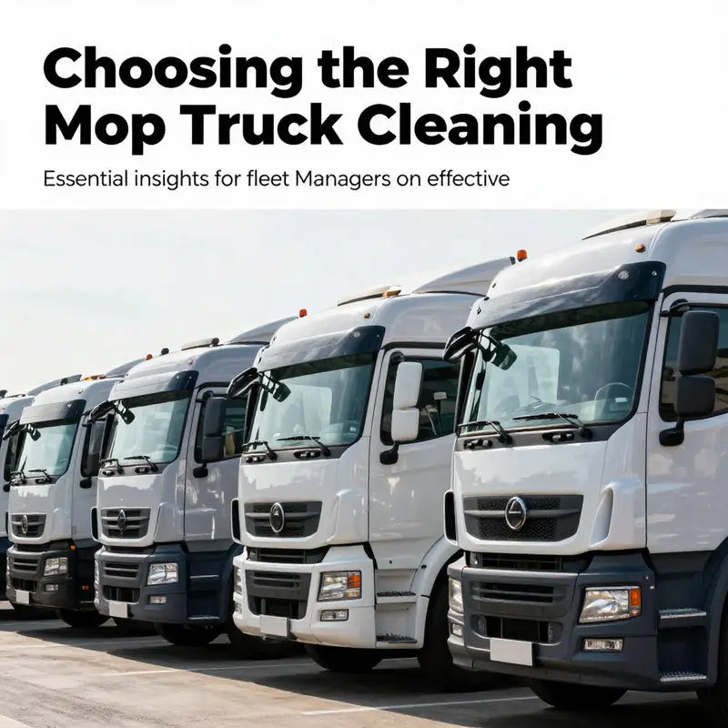 A fleet of clean trucks illustrating the importance of proper vehicle maintenance.