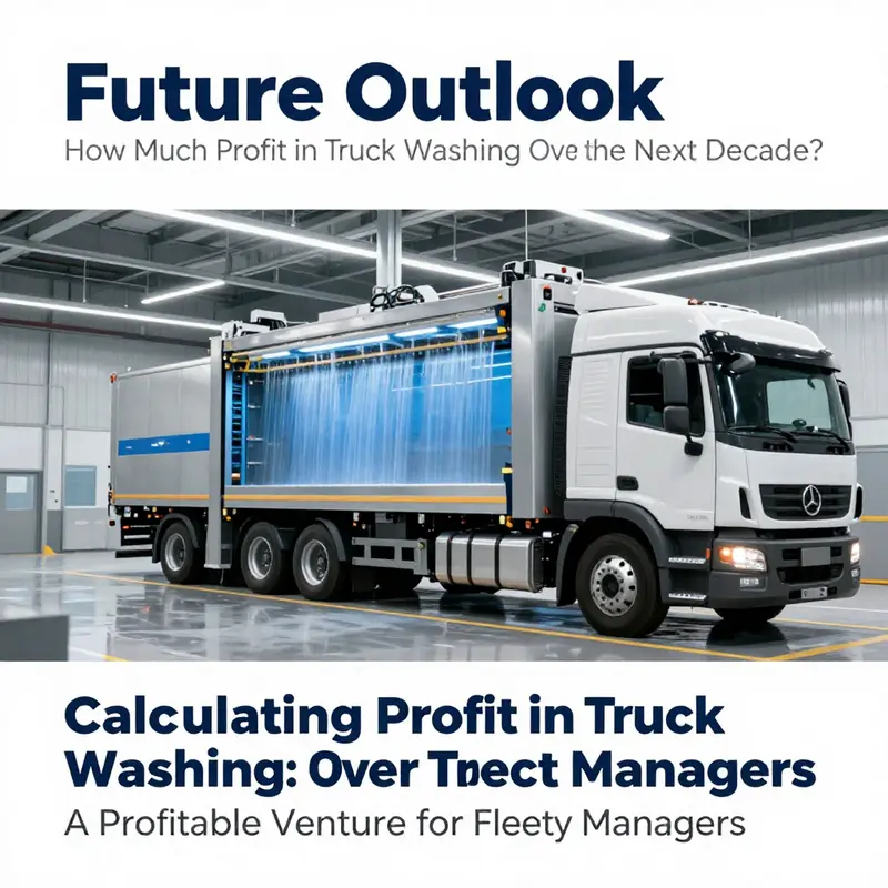 Market growth projection for the truck washing industry illustrates significant expansion opportunities over the next decade.