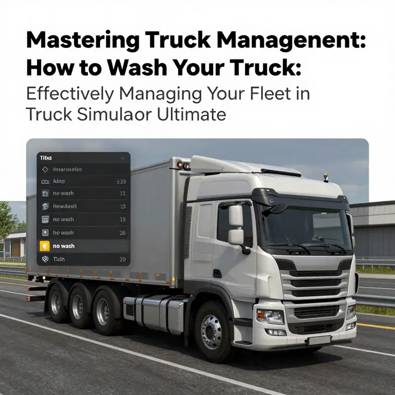 A truck on the highway depicting the need for maintenance and care.