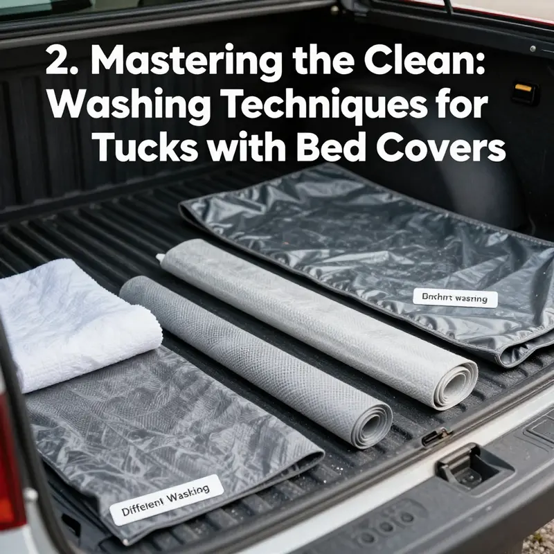 A professional wash area dedicated to cleaning trucks with bed covers.