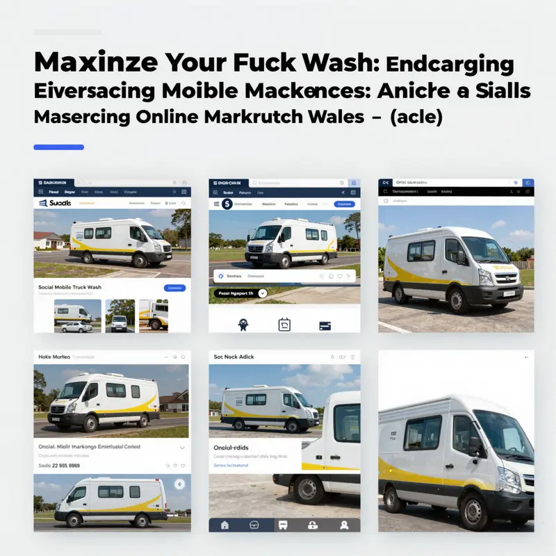 Defining your unique value proposition in mobile truck wash service ensures clarity and relevance to potential clients.