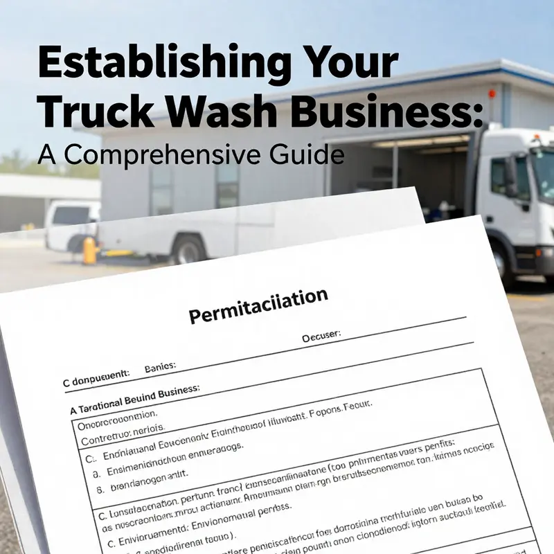 Professionals conducting market research for a truck wash business, highlighting the importance of informed planning.