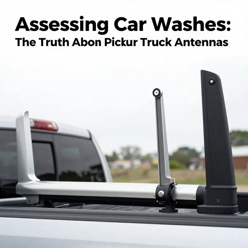 The inner workings of a modern automated car wash demonstrate how soft brushes and sensors minimize the risk of antenna damage.