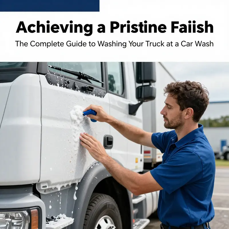 Selecting an appropriate car wash facility for your truck is crucial for effective cleaning.