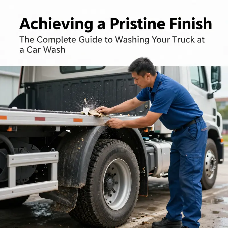 Selecting an appropriate car wash facility for your truck is crucial for effective cleaning.