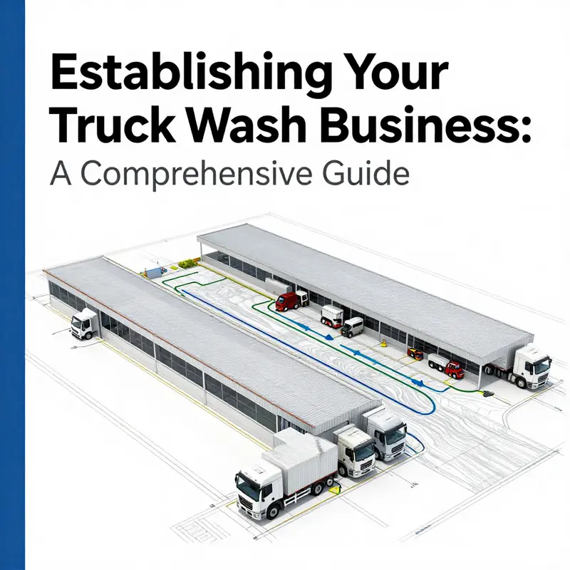 Professionals conducting market research for a truck wash business, highlighting the importance of informed planning.