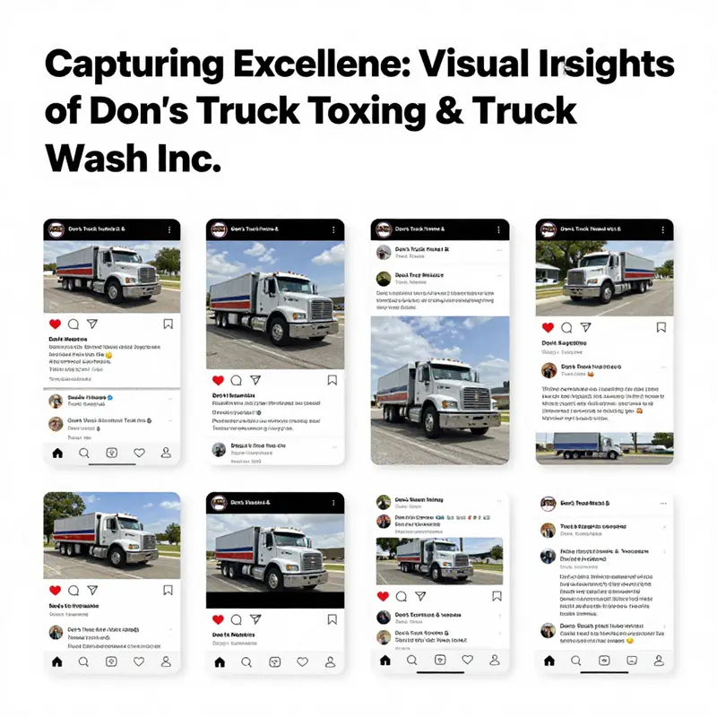 An overview of the Don’s Truck Towing & Truck Wash facility highlighting its cleanliness and operations.